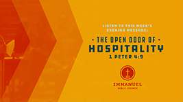 The Open Door of Hospitality